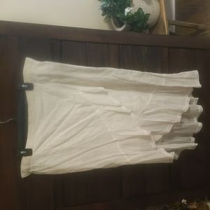 Women's white skirt